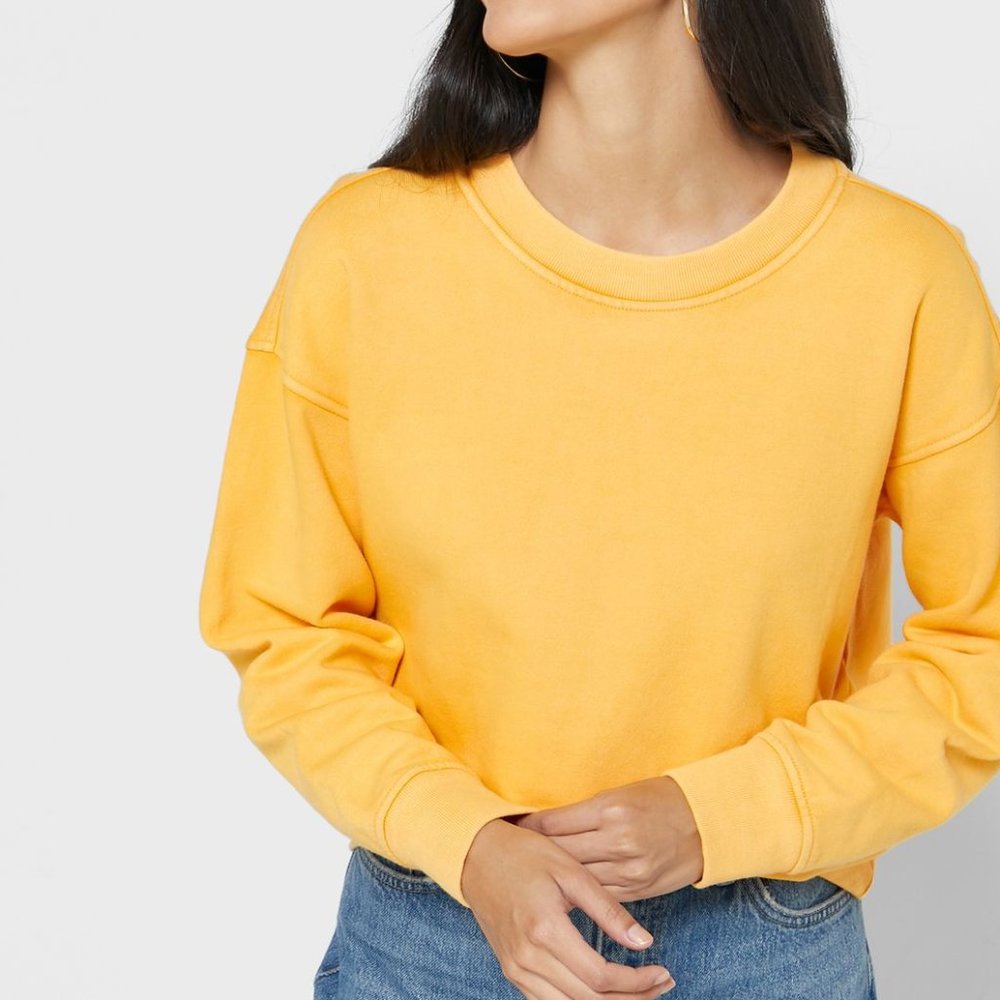 Forever21 yellow sweatshirt